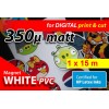 Magnet Bianco PVC 350my -...